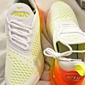 Nike Air 270 summer gradient white and lime